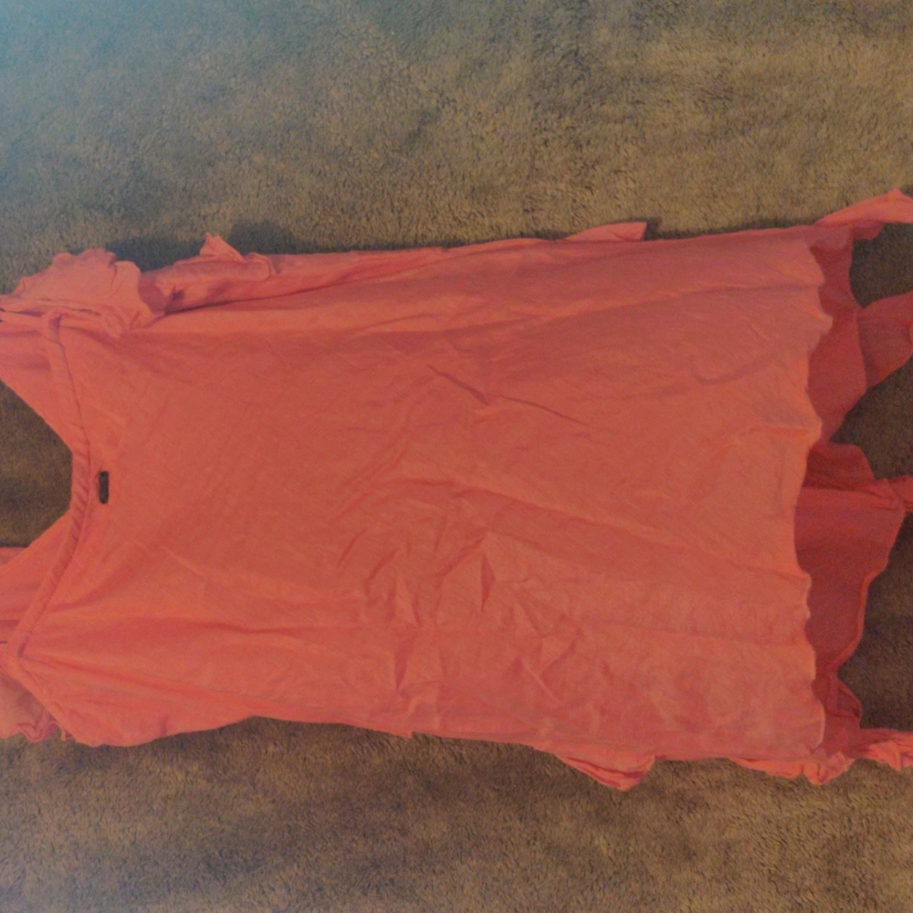 Guess Ruffle Strappy Boho Top - Picture 3 of 7